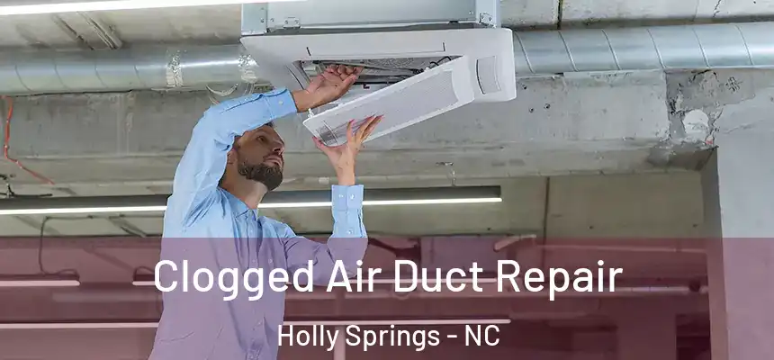  Clogged Air Duct Repair Holly Springs - NC